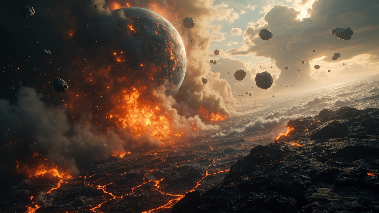 Antik Asteroit Çarpmaları Dünya'da Yaşamı Başlatmış Olabilir
