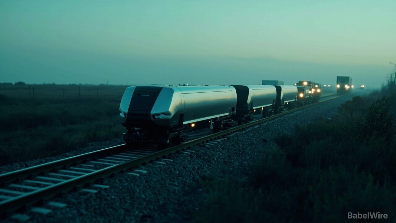 Batteriebetriebene, autonome Güterwaggons wollen den Lkw ablösen
