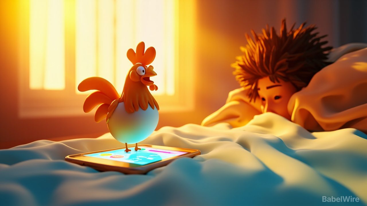 Clucky weckt Langschläfer mit krähendem Hahn – und Missionen, die man nicht verschlafen kann