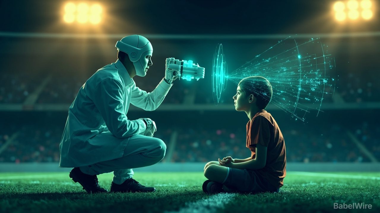A Robot Takes the Vital-Sign Readings in Concussion Checks
