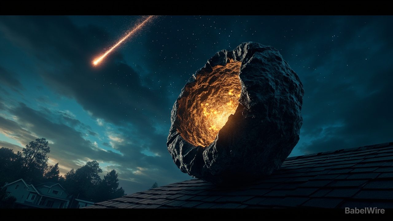 Durch New-Jersey-Dach gekrachter Meteorit enthält Aminosäuren und uralte Salzlösungen