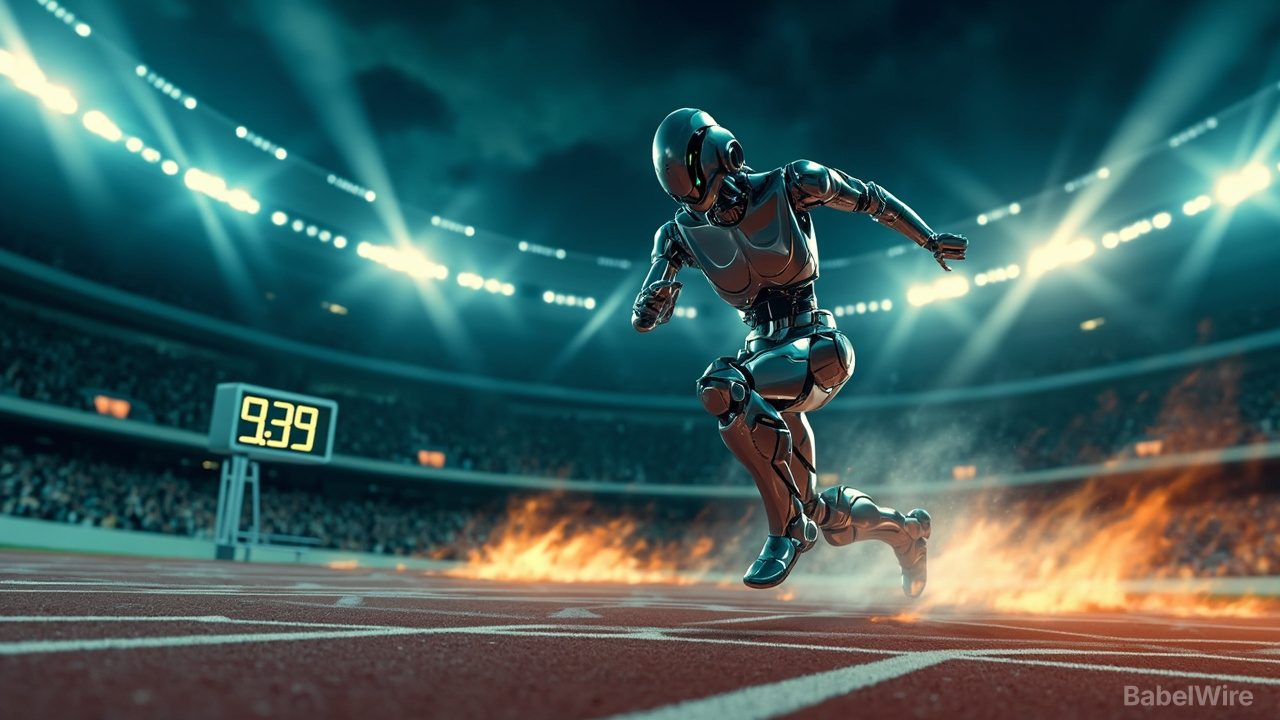 İnsansı Robot Pekin Oyunları'nda Usain Bolt'un 100 metre Rekorunu Kırdı