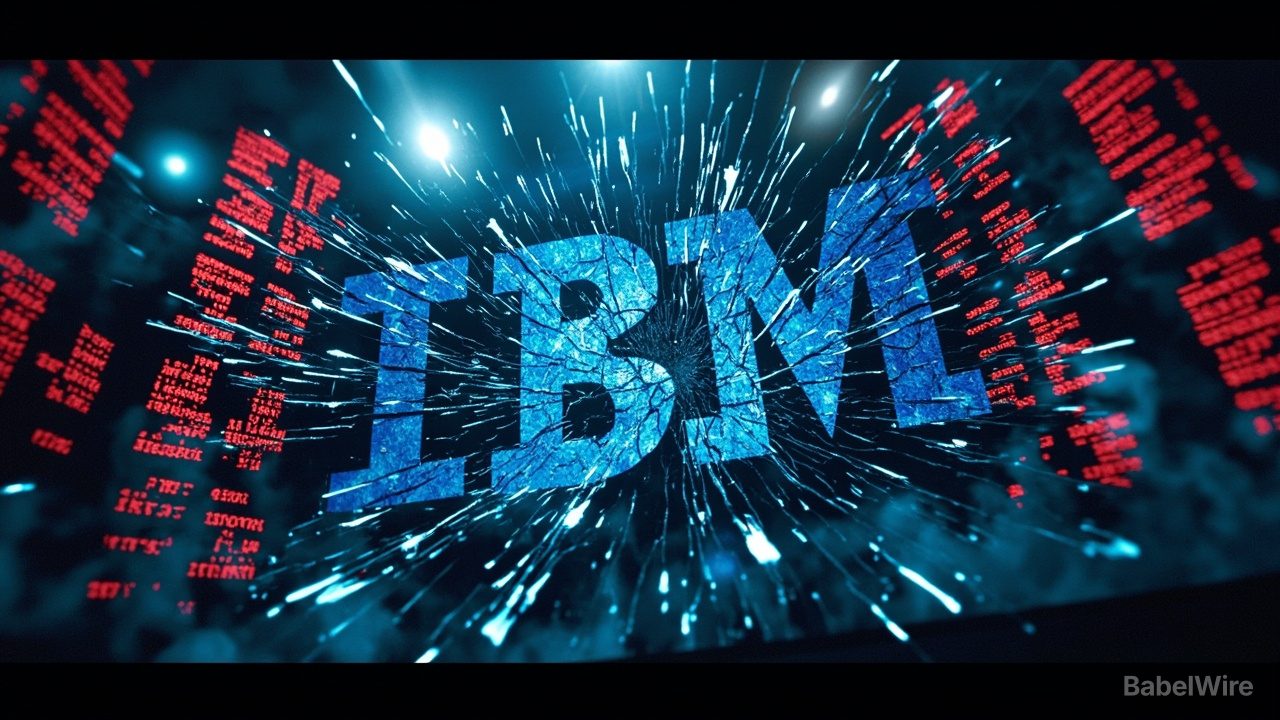 IBM-Aktien stürzen um 25 % ab, da KI-Ausgaben Softwarebudgets auffressen — schlimmster Tag seit 1987