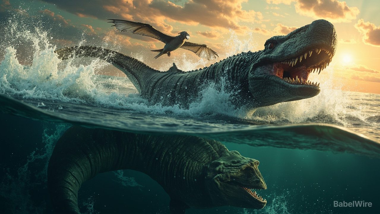 100 Millionen Jahre altes Fossil friert eine dreistufige Nahrungskette in der Zeit ein