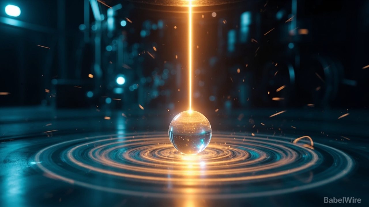 Schwebendes Nanopartikel erkennt Kollisionen mit einzelnen Atomen