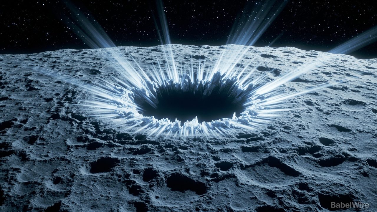 NASA entdeckt den größten neuen Einschlagkrater auf dem Mond