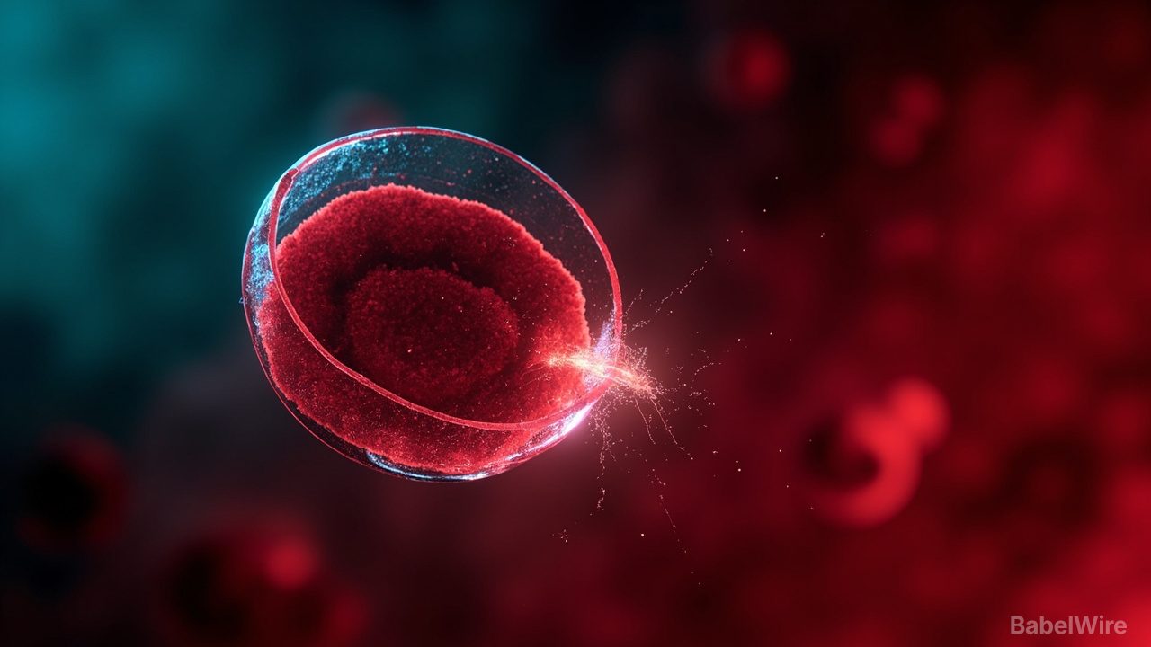 Malariaparasit beim Einbruch in rote Blutkörperchen ertappt
