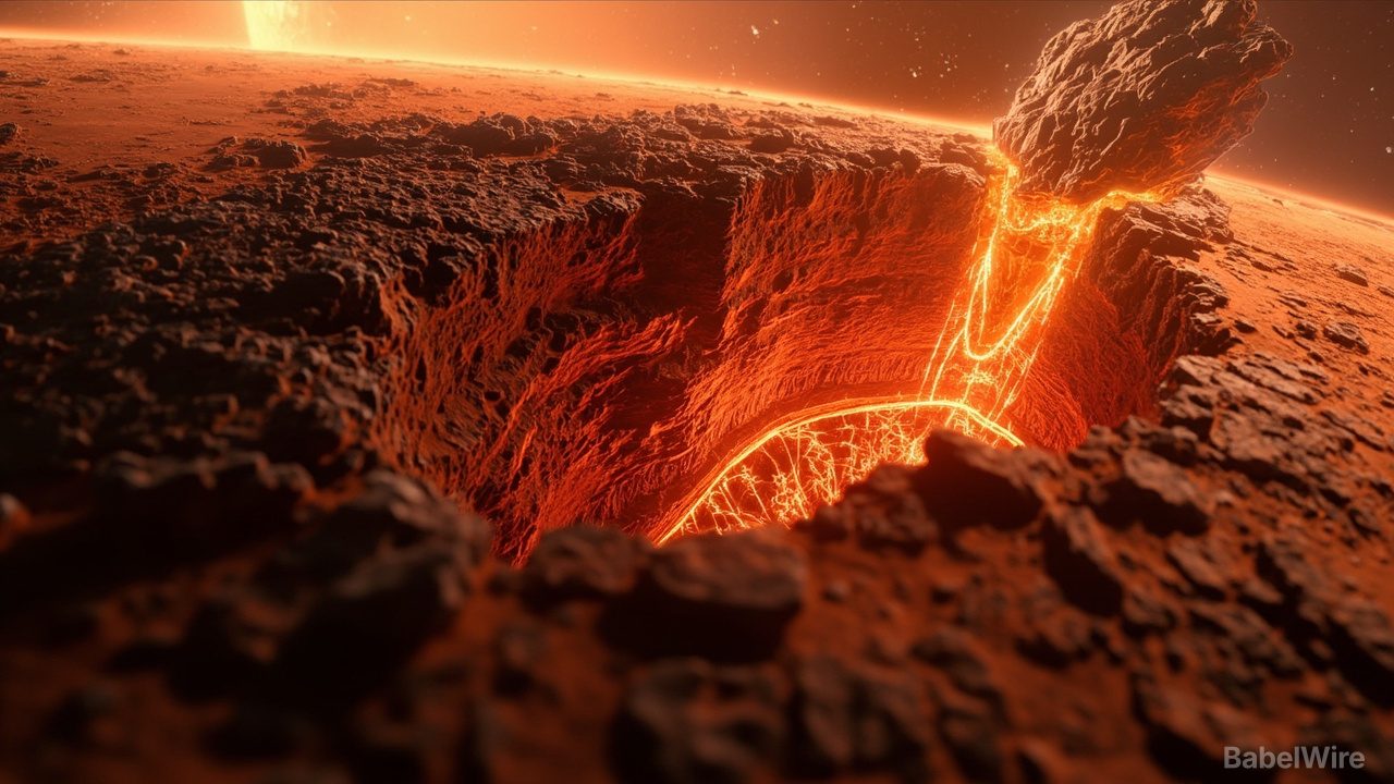 Scientists Discover Vast Hidden Magma Systems Deep Beneath Mars' Surface