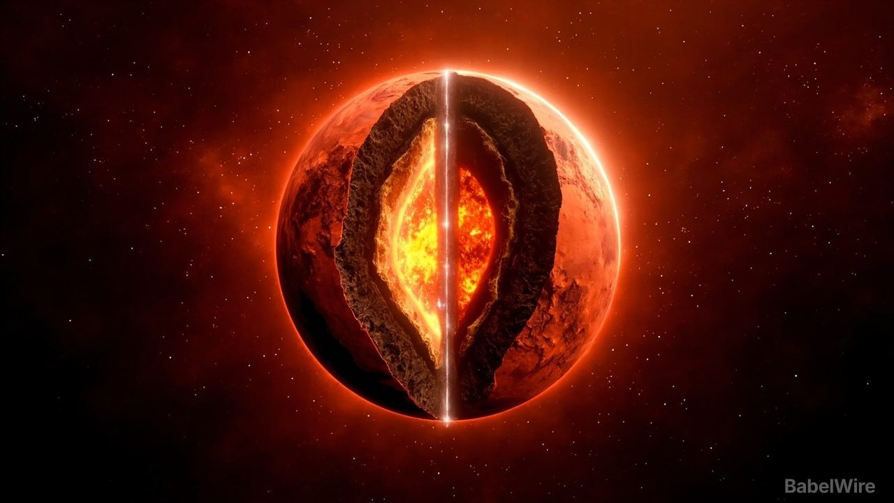 Mars'ın derinliklerinde gizli bir kuzey-güney sıcaklık bölünmesi var — ve bu onlarca yıllık gizemi çözebilir