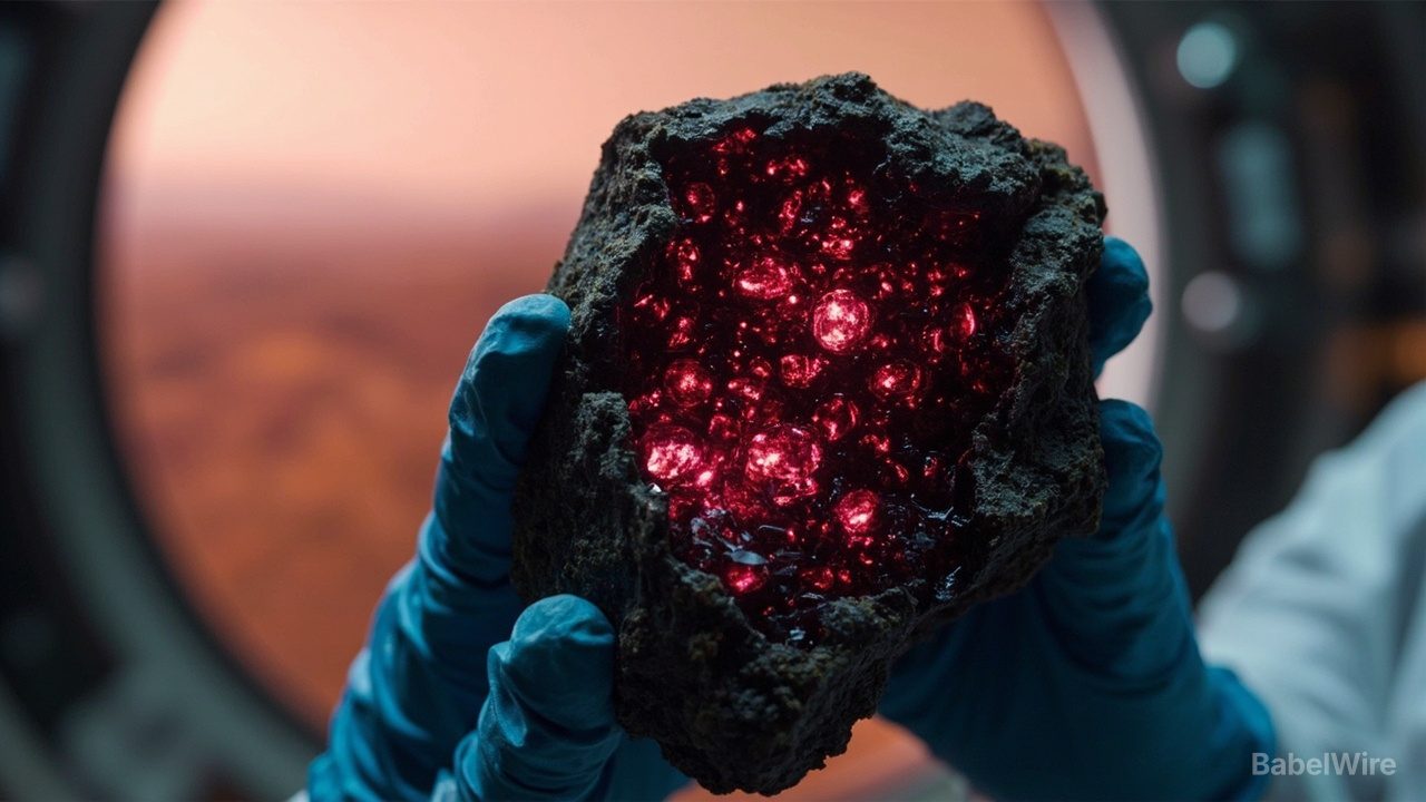 Garnet Discovered on Mars for the First Time — Hidden Inside a Meteorite