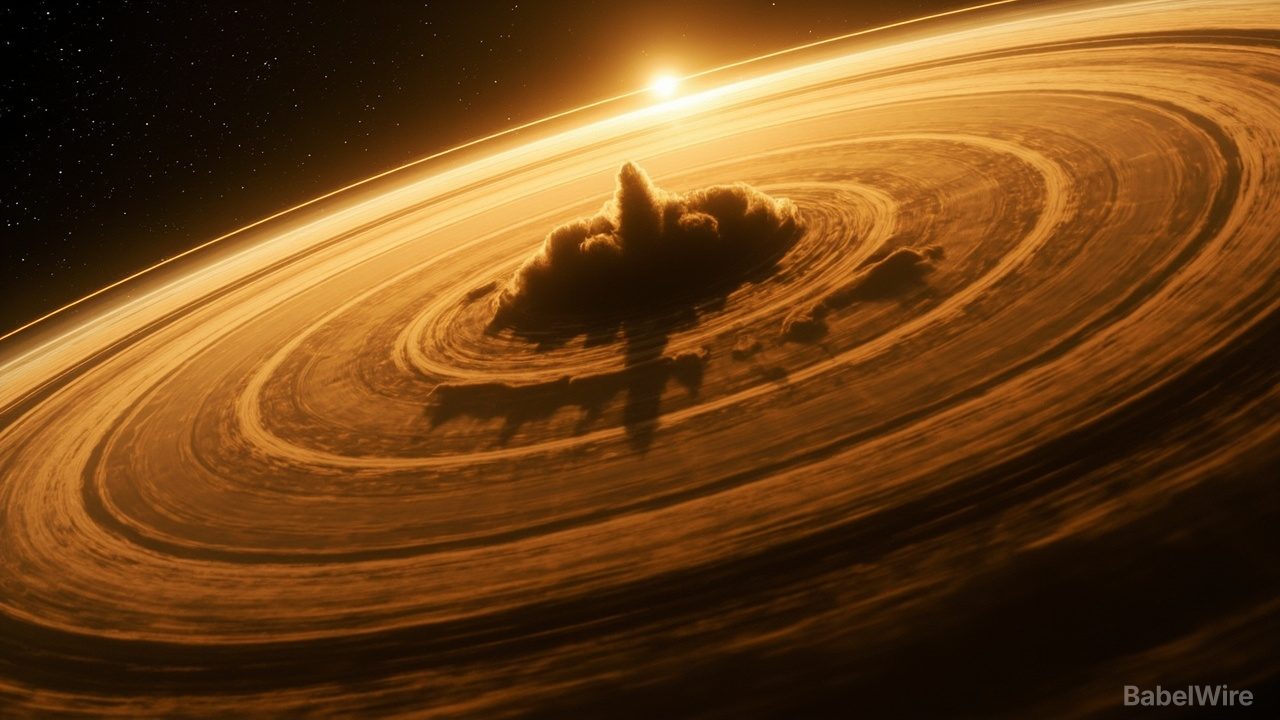 NASAs Hubble entdeckt riesiges Zehneck am Saturn