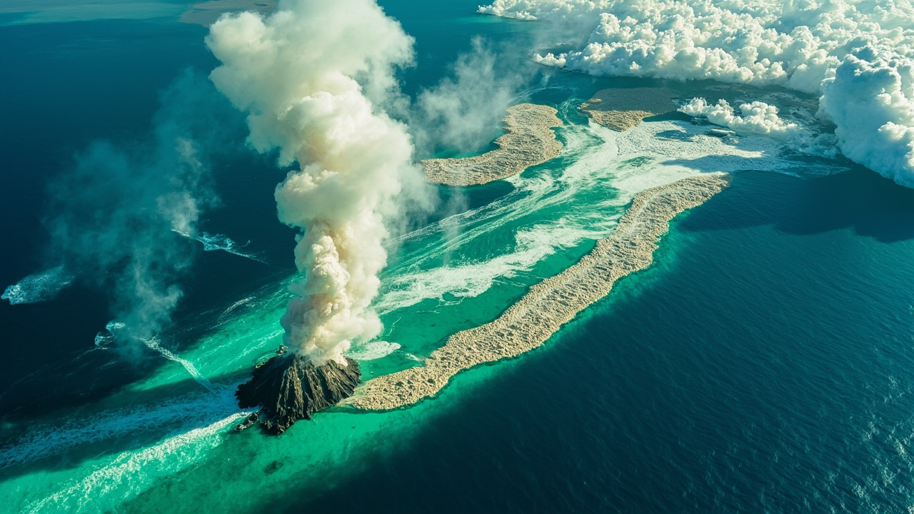 NASA-Satelliten entdecken seltenen Unterwasservulkanausbruch, der die neueste Insel der Erde erschaffen könnte