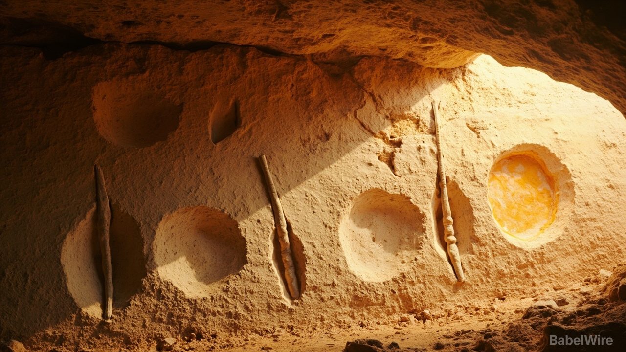In Stein konservierte Holzwerkzeuge von Neandertalern in Spanien entdeckt