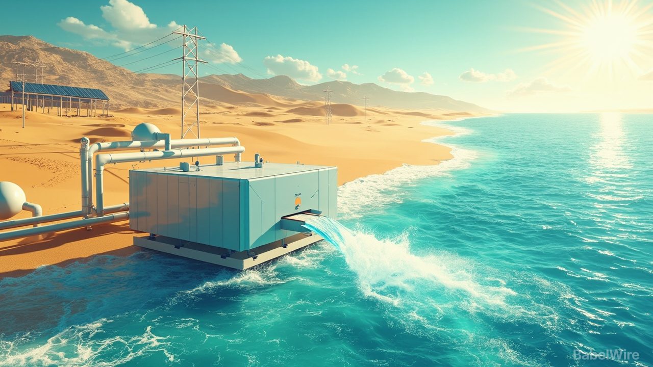 Ein Reaktor, drei Produkte: Wasserstoff, Strom und Süßwasser