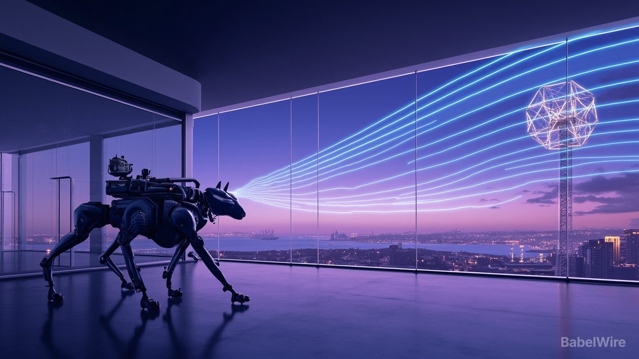Optus und Nokia erreichen 3,5 Gbit/s im oberen 6-GHz-Band — mit Hilfe eines Roboterhunds