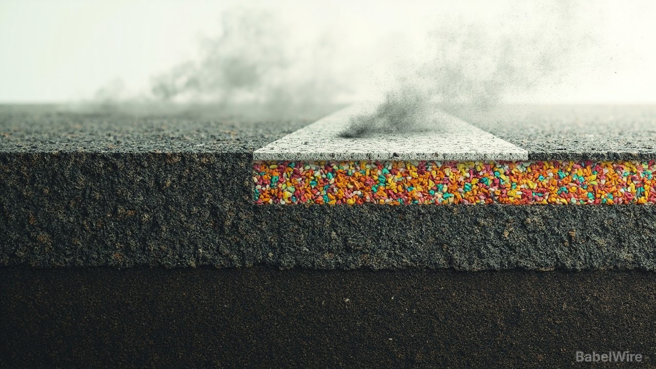 Almanya'da Plastik Asfalt Testte Daha Az Parçacık Saldı — İşin Püf Noktası 'Daha Az'ın Ne Anlama Geldiği