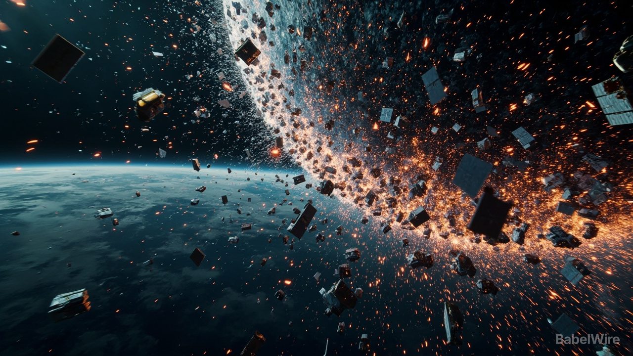 Geplante Satelliten-Megakonstellationen könnten unkontrollierten Weltraumschrott auslösen