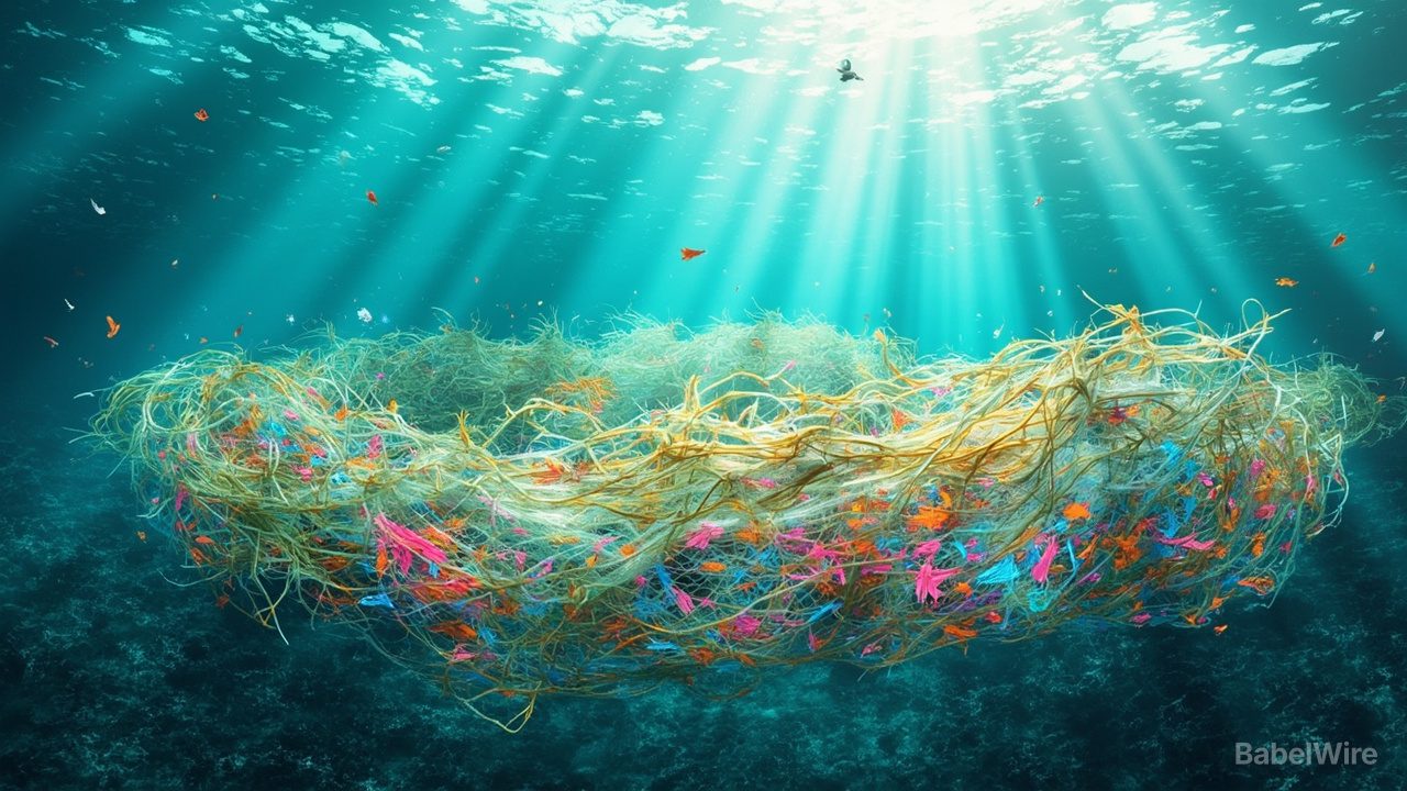 A Seaweed-Inspired 'Fluffy Mesh' Catches Microplastics of Every Size