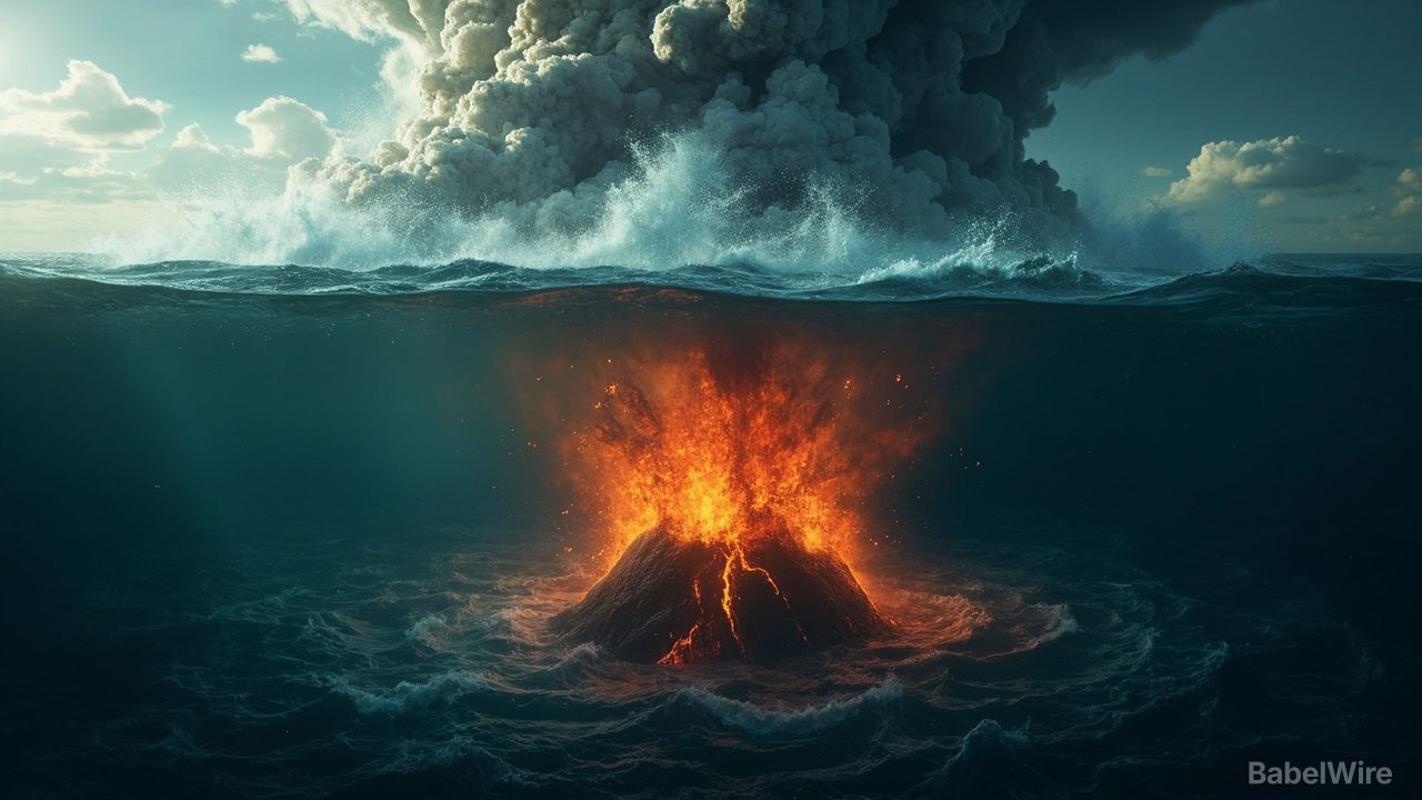 Kleine Unterwasservulkane können überproportionale Tsunamis auslösen