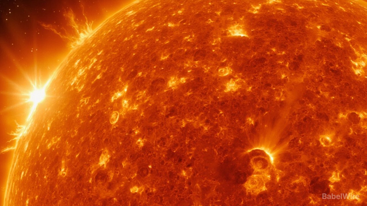 Winzige 'Strudel' auf der Sonne könnten ihre millionengrad heiße Atmosphäre erklären