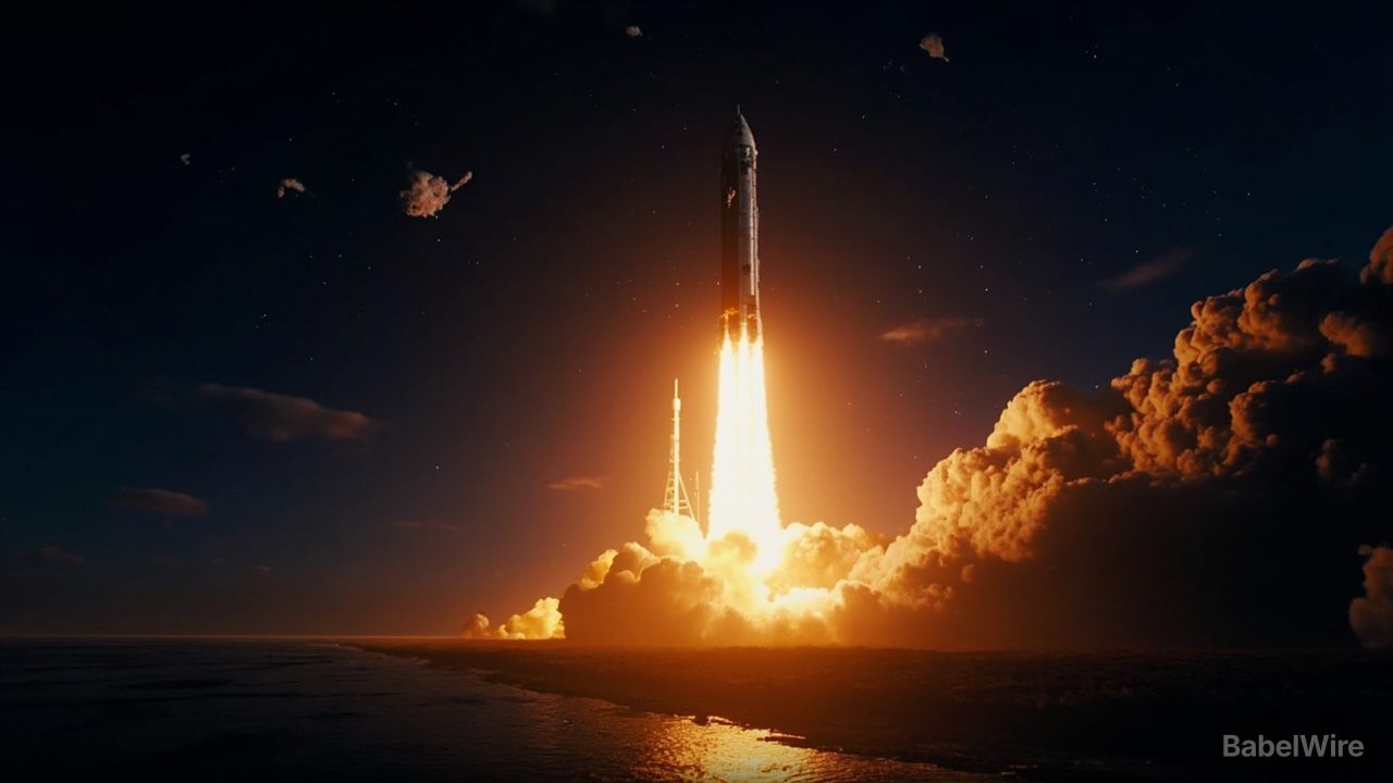 SpaceX Starship Flug 13 startet erfolgreich und setzt erste V3-Starlink-Satelliten aus