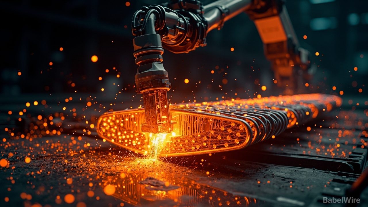 Draht-Lichtbogen-3D-Druck liefert leichtere Flugzeugteile