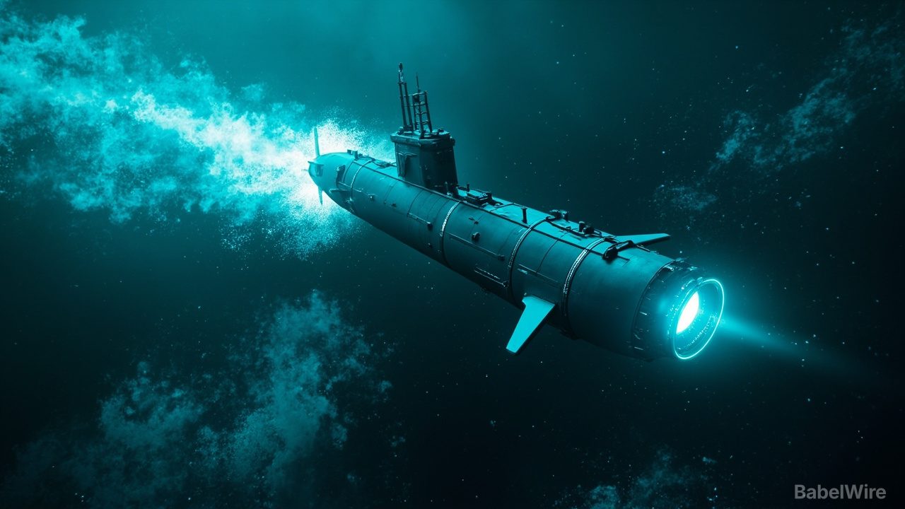 Almanya'ninsiz denizaltısı XV Excalibur testte torpedo fırlattı
